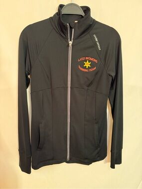 Under Armour Womens Black Full-Zip Running Jacket - LASD Women's Team- Medium